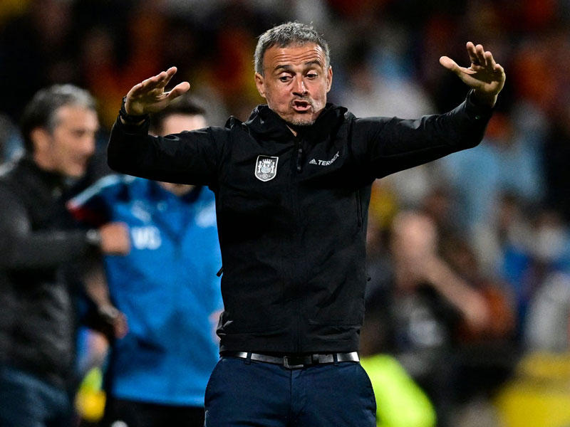 المديرالفني لإسبانيا لويس إنريكيn