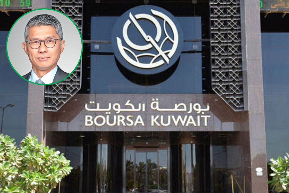بورصة الكويت وفي الاطار رئيس قطاع الشؤون المالية لبورصة الكويت نعيم آزاددين