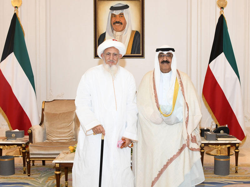 سمو ولي العهد مستقبلاً سلطان البهرة اليوم