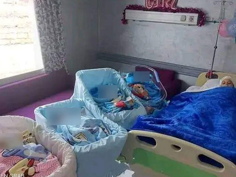 مغربية عشرينية تنجب 4 توائم 