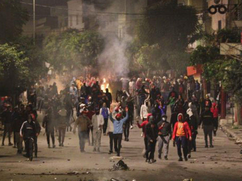 مظاهرات المحتجين ضد غلاء المعيشة