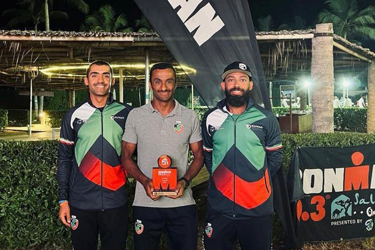 منتخب الكويت المشارك في بطولة للترايثلون 