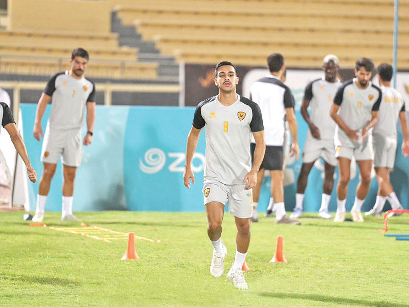 جانب من التدريبات