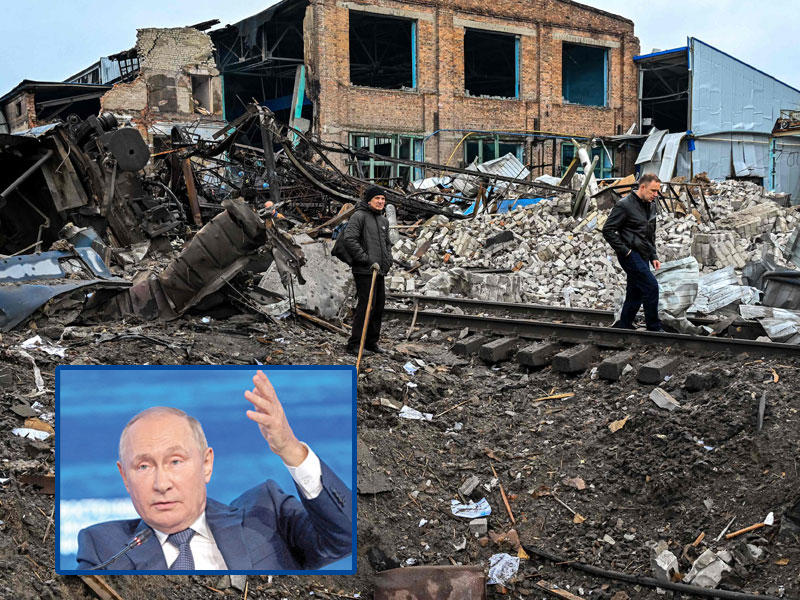  انهيار القوات الروسية في محيط «خاركيف»... وفي الإطار فلاديمير بوتين