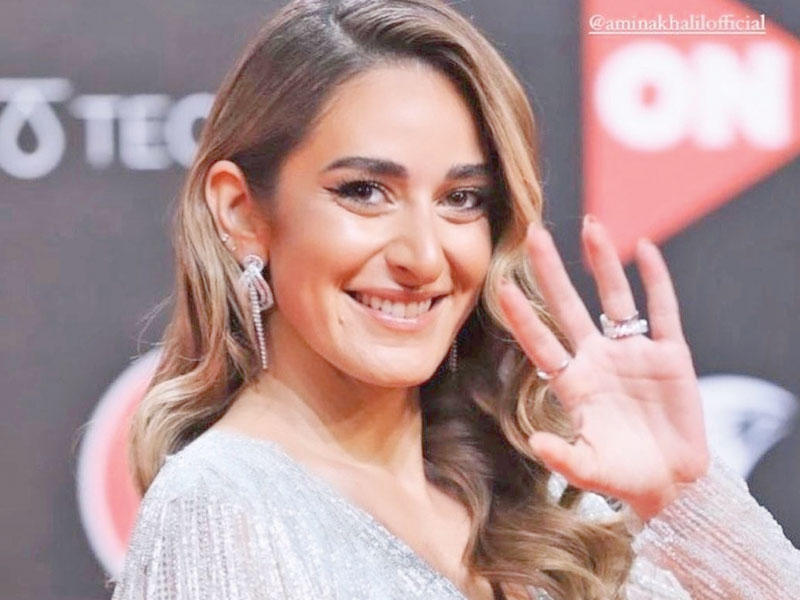 الفنانة أمينة خليل 