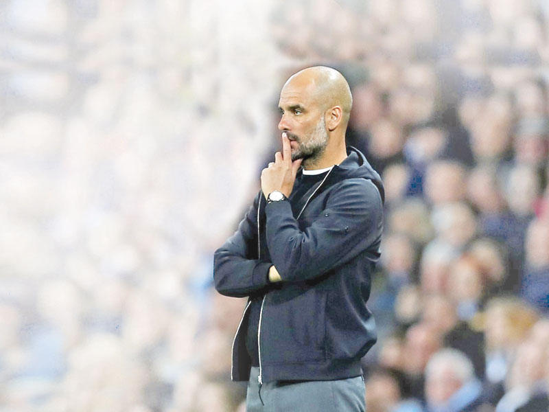 المدرب الاسباني بيب غوارديولا 