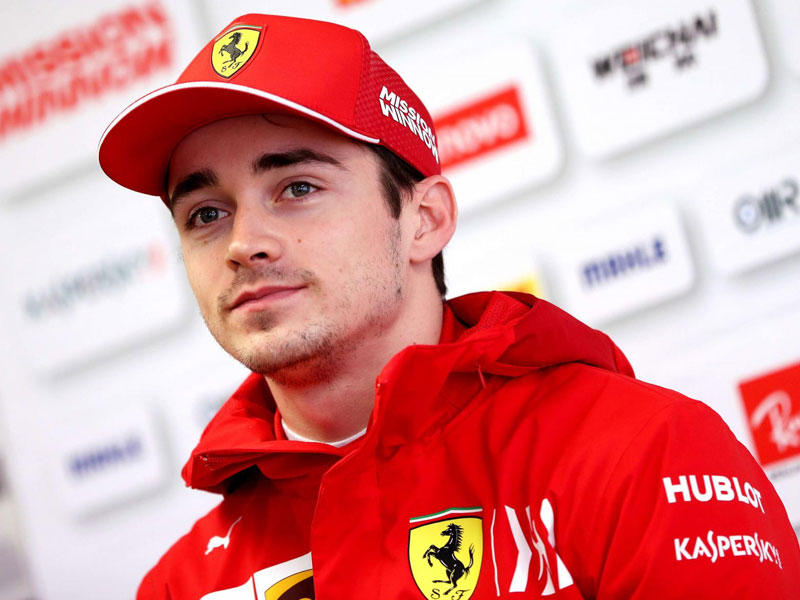  سائق فيراري شارل لوكلير 