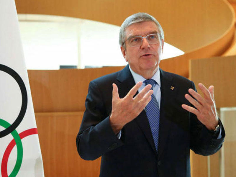 رئيس اللجنة الأولمبية الدولية الألماني توماس باخ