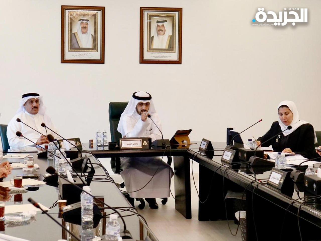 خالد مفلح المطيري مترأساً اجتماع لجنة الفروانية في المجلس البلدي