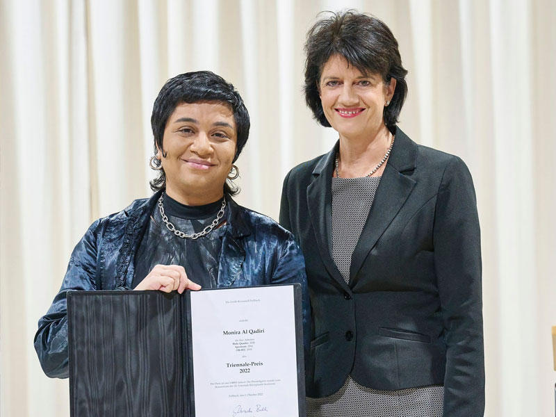 القديري مع عمدة فيلباخ