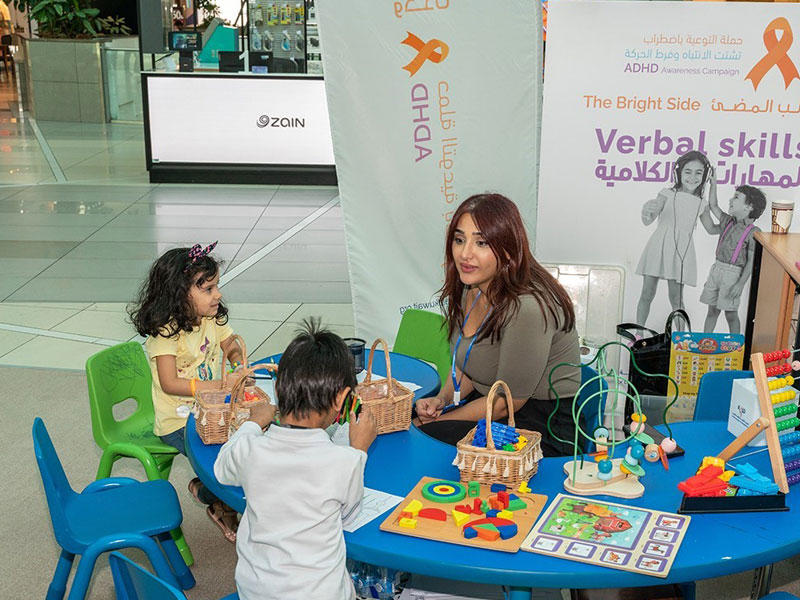 جانب من استقبال الأطفال في الحملة 