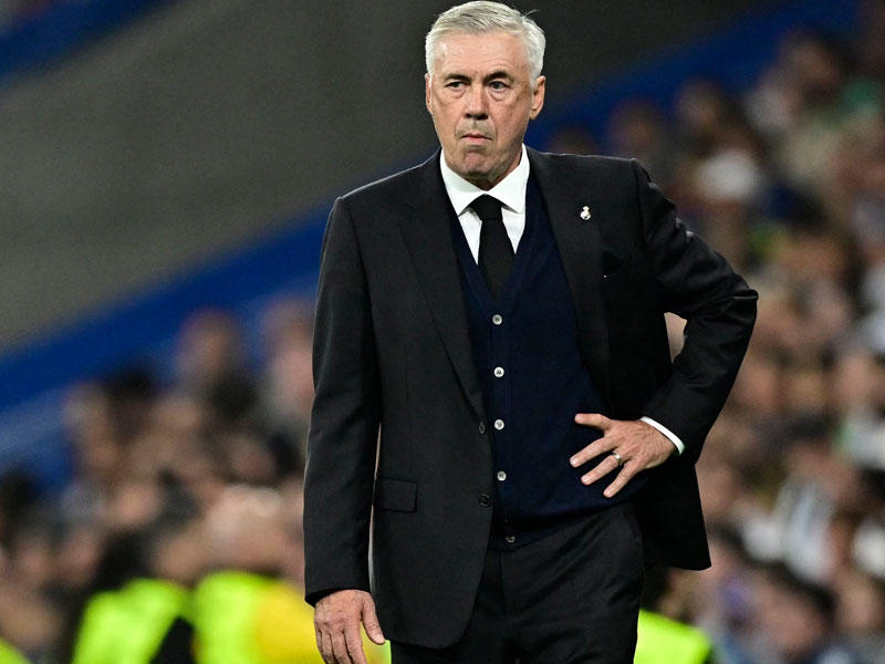 المدير الفني لريال مدريدكارلو أنشيلوتي