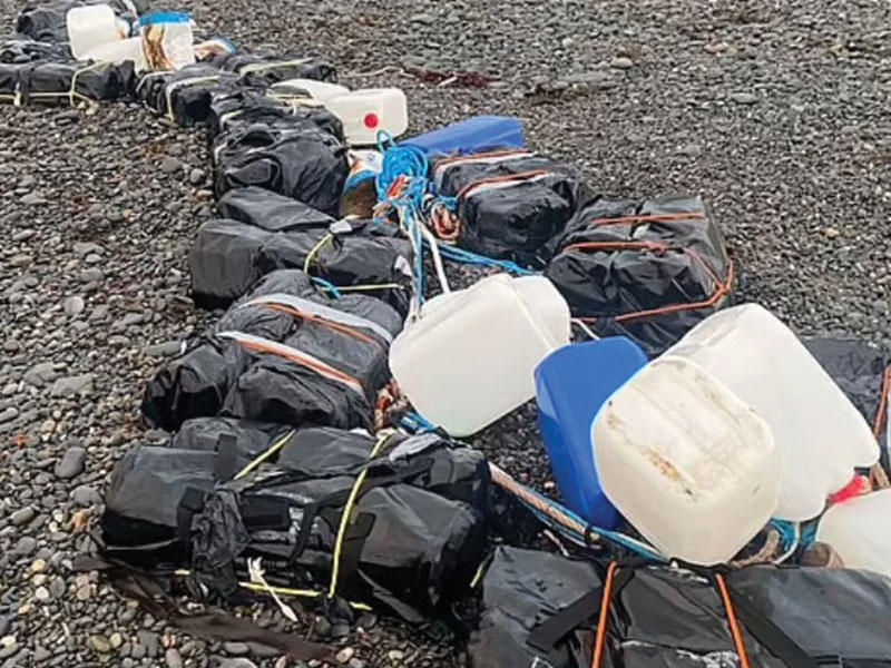 كمية الكوكايين التي تم ضبطها