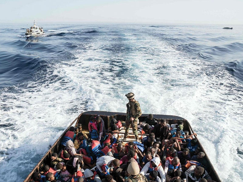 المهاجرين غير الشرعيين إلى الاتحاد الأوروبي