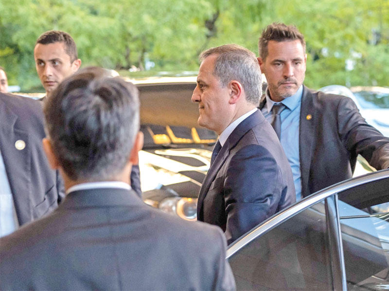 وزيرا خارجية اذربيجان جيهون بايراموف