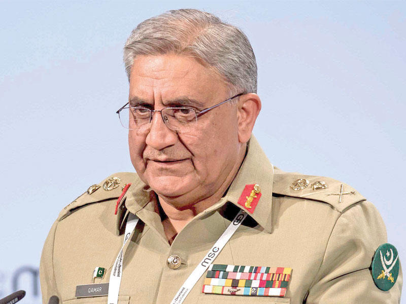 قائد الجيش الباكستاني الجنرال قمر جاويد باجوا