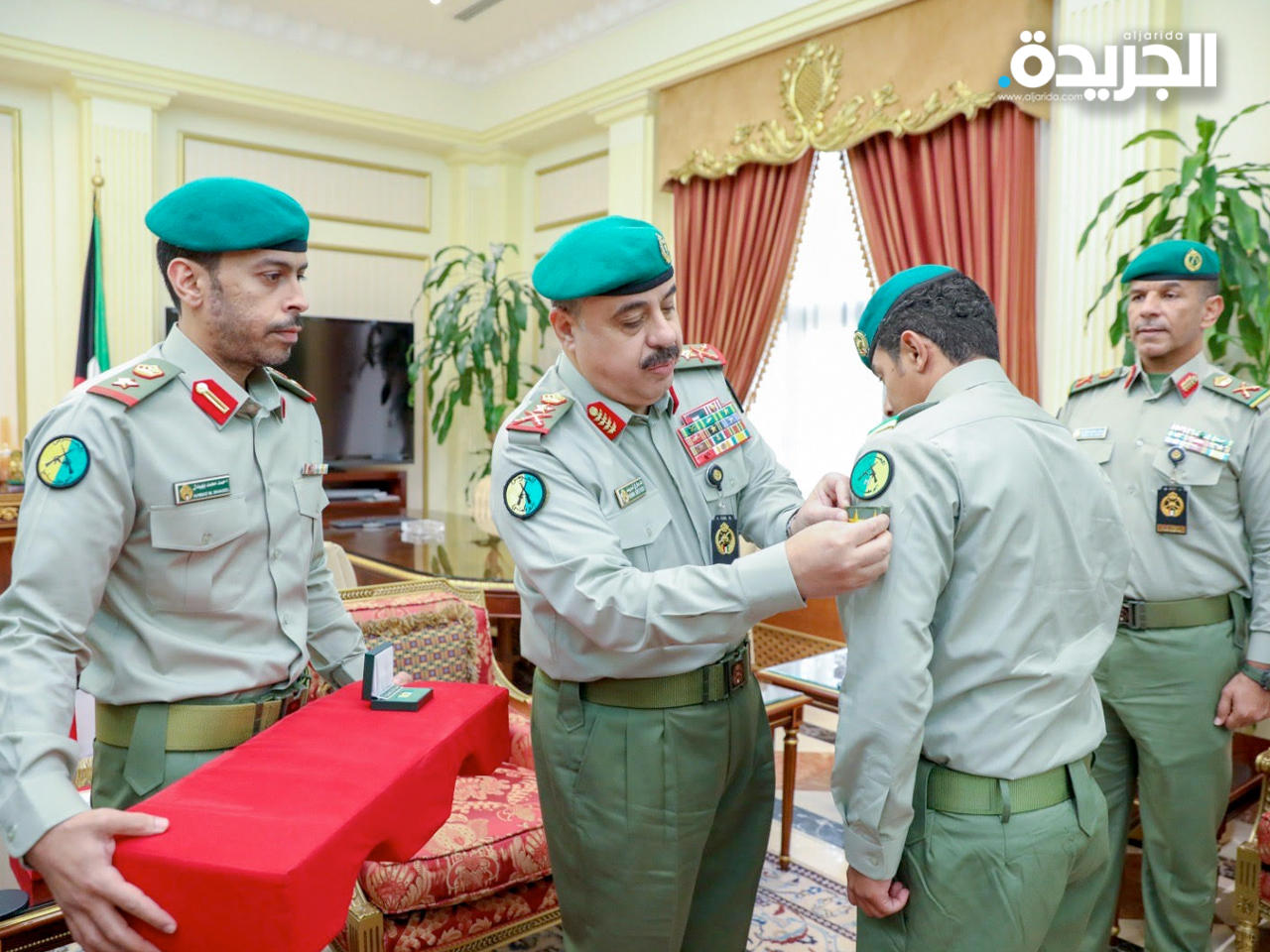 ترقية استثنائية لأحد منتسبي الحرس الوطني