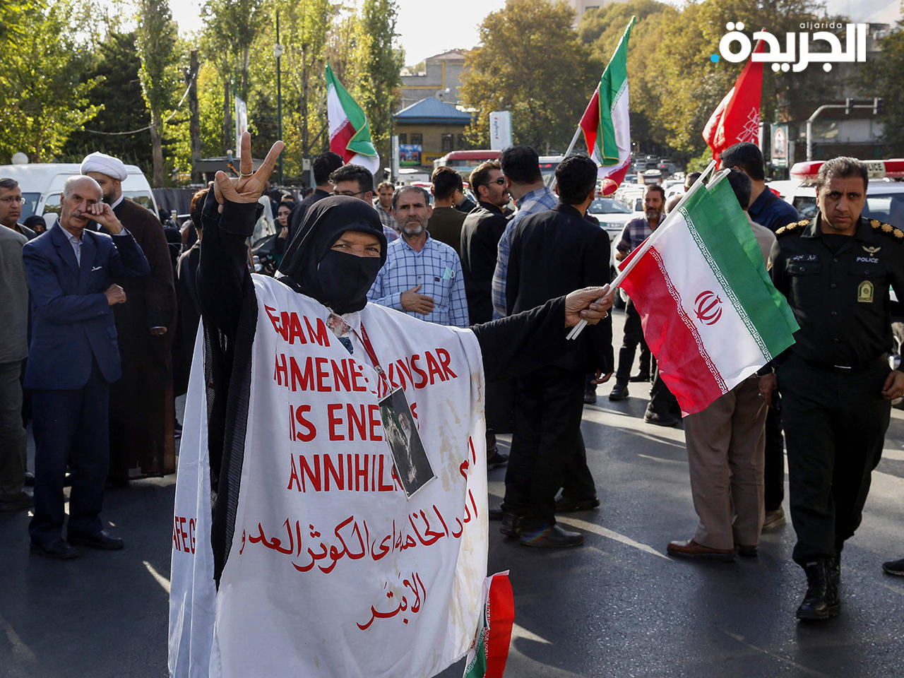 جانب من الاحتجاجات الإيرانية المستمرة منذ 32 يوماً