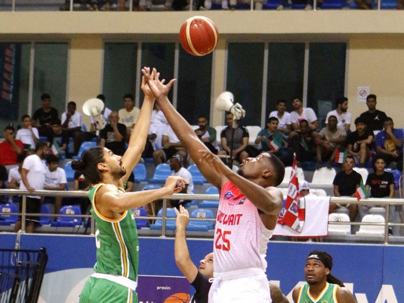 جانب من لقاء الكويت والاتحاد السكندري 