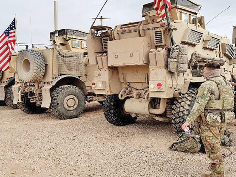 آليات للجيش الامريكي في سوريا
