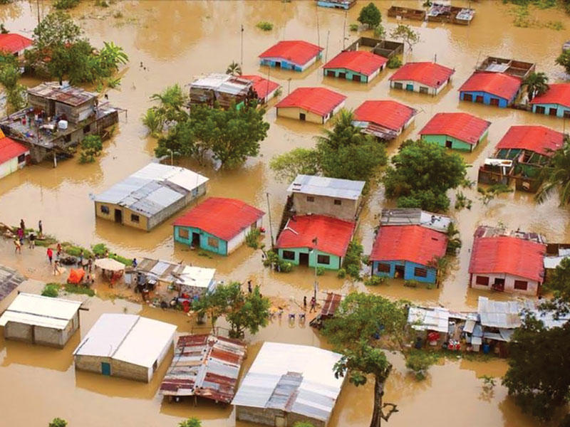 الفيضانات تغرق البيوت في فنزويلا