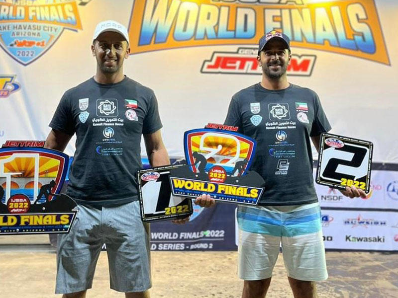  المتسابقان محمد الباز ومحمد بوربيع