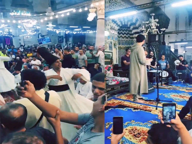 لقطة من مقطع الفيديو المتداول 