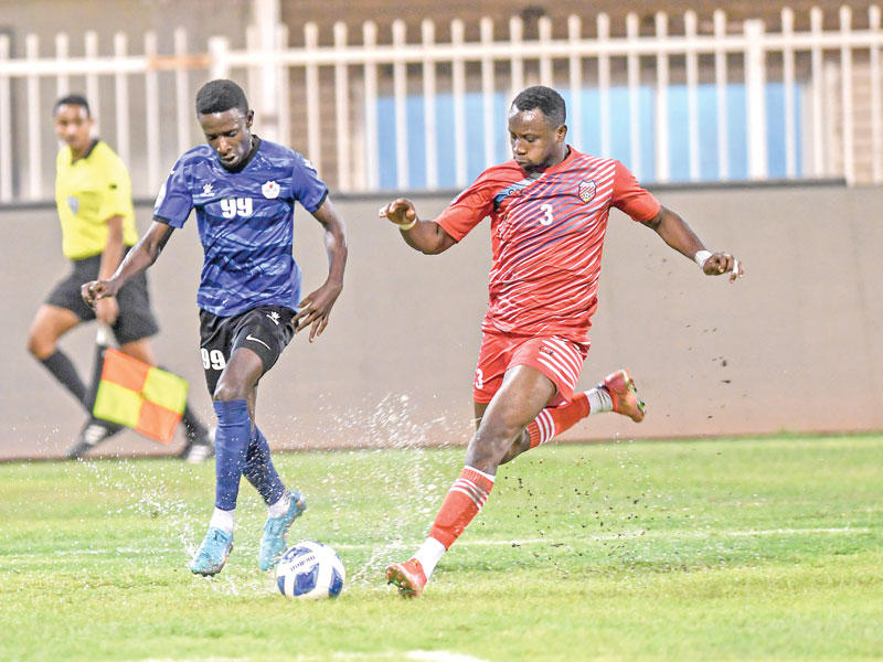 جانب من مباراة الشباب والصليبيخات