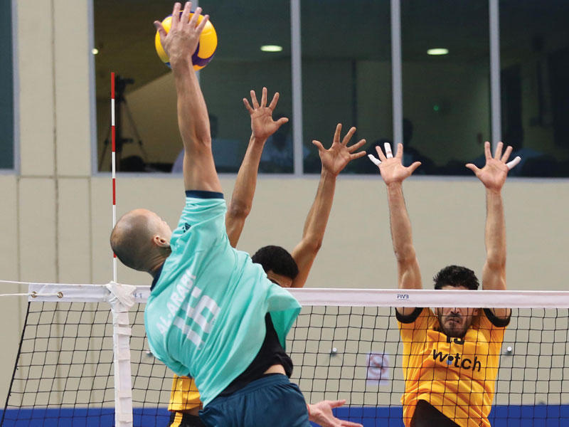 جانب من مباراة القادسية والعربي n«تصوير جورج ريجي»