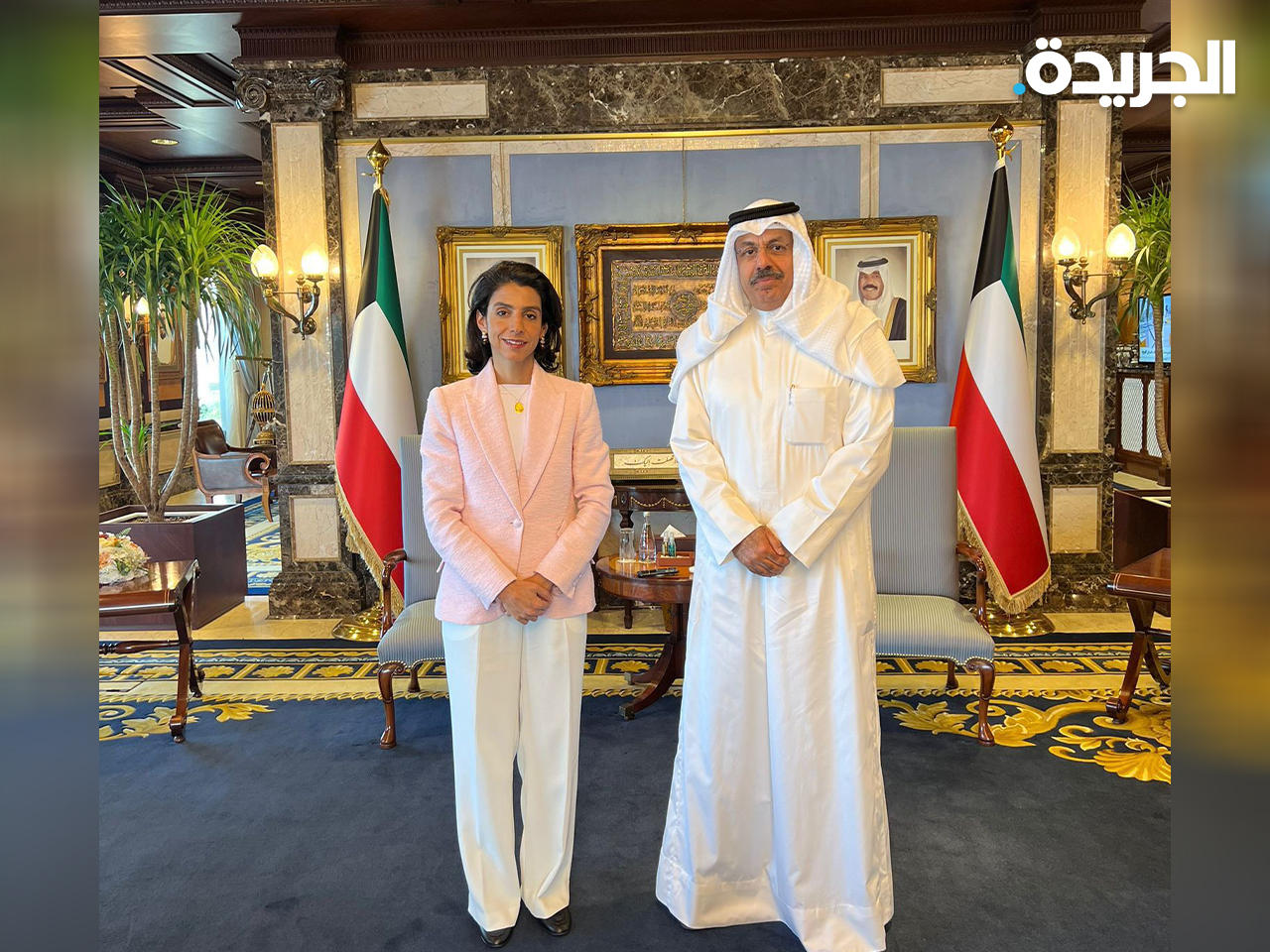 النواف مستقبلاً النائب عالية الخالد