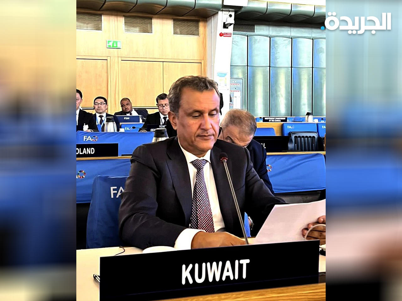 ممثل الكويت ورئيس مجموعة «77+الصين»م. يوسف جحيل