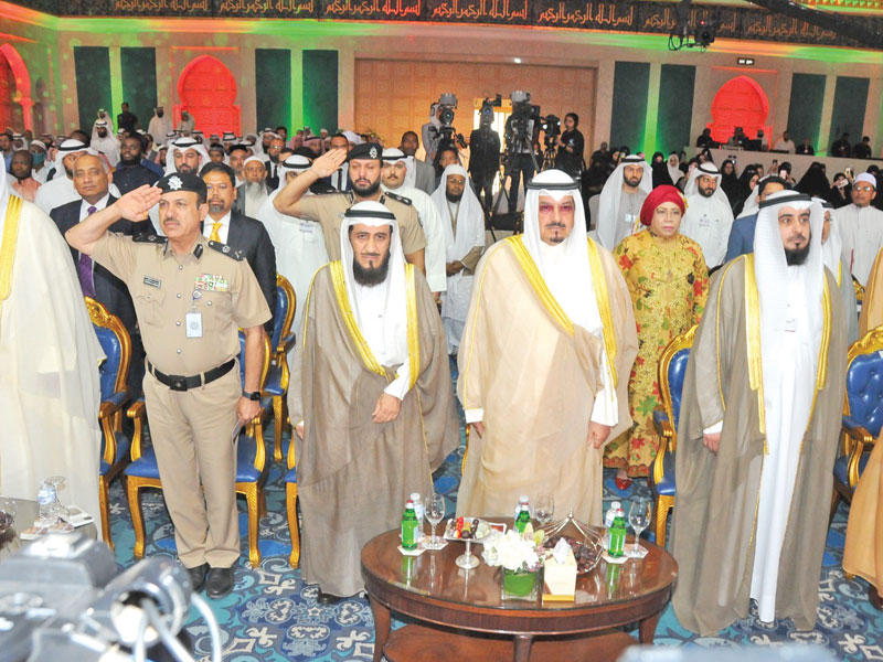 جانب من حفل افتتاح المسابقة