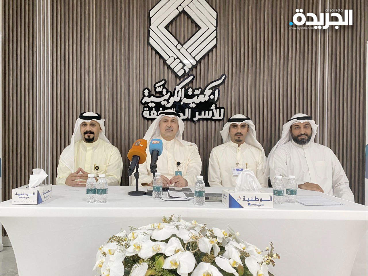 المؤتمر الصحفي في الجمعية الكويتية للأسر المتعففة للإعلان عن انطلاق مشروع «باب رزق»