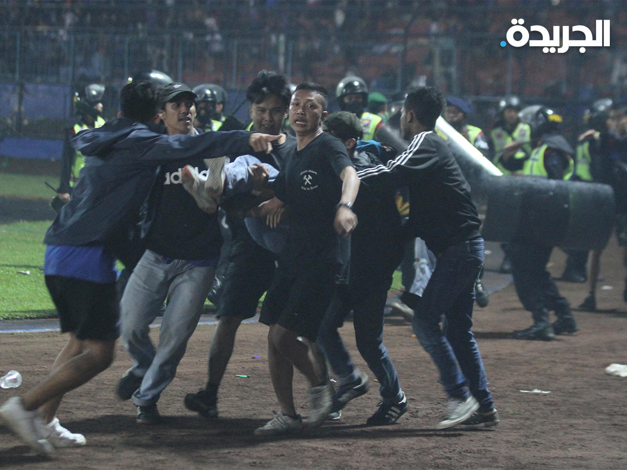 جانب من الحادث المأساوي