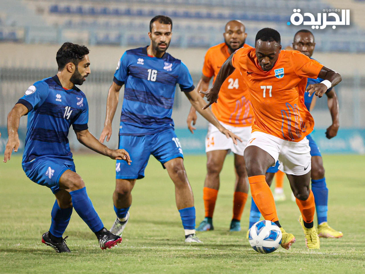 جانب من المباراة