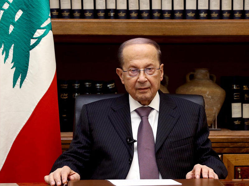  رئيس الجمهورية اللبنانية ميشال عون