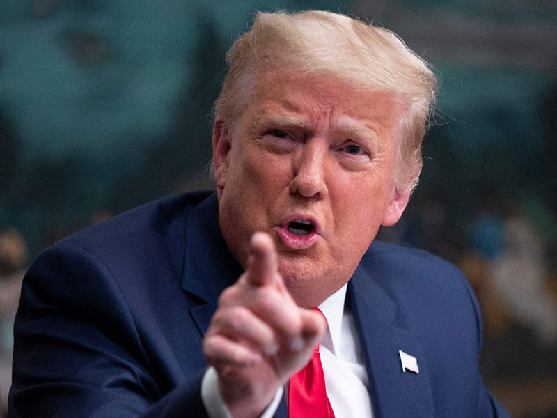  الرئيس السابق دونالد ترامب