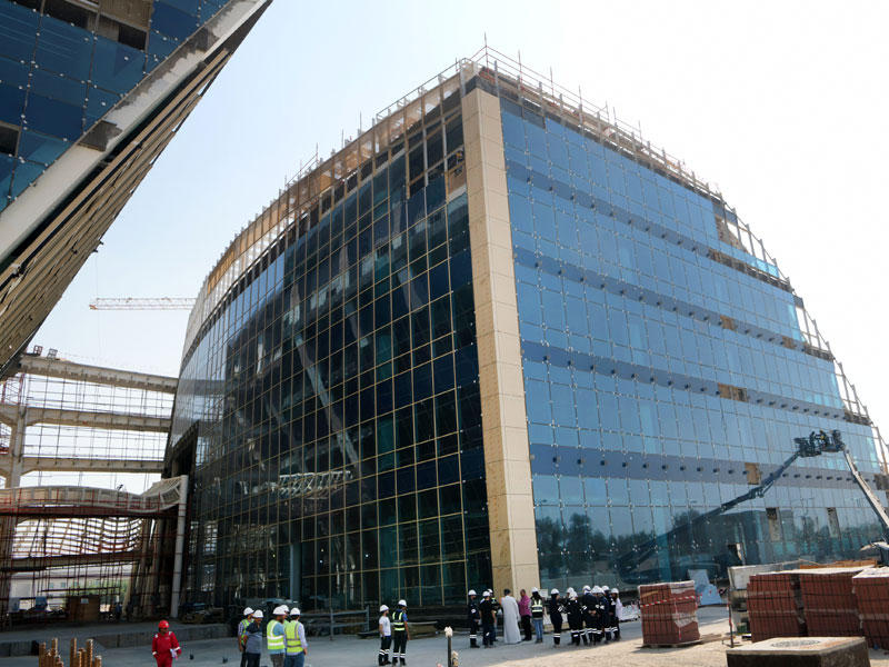 أحد المباني بالمشروع