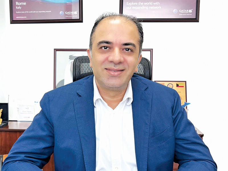 مدير مكتب الخطوط الجوية القطرية في الكويت، فادي حجازين