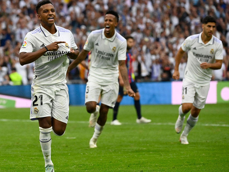 رودريغو نجم ريال مدريد خلال مباراة سابقة