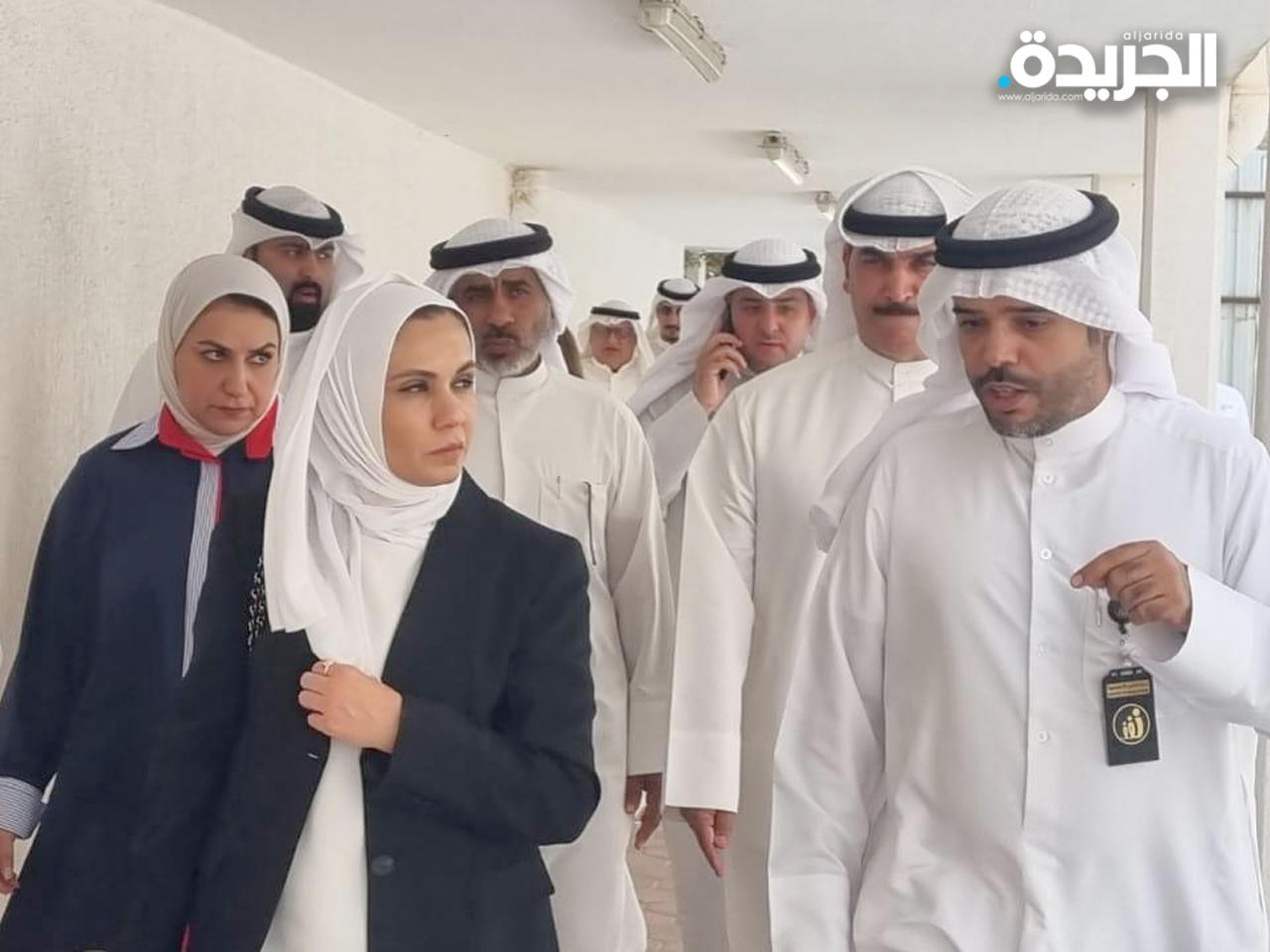 وزير الشؤون الاجتماعية والتنمية المجتمعية وزير الدولة لشؤون المرأة والطفولة مي البغلي خلال الجولة