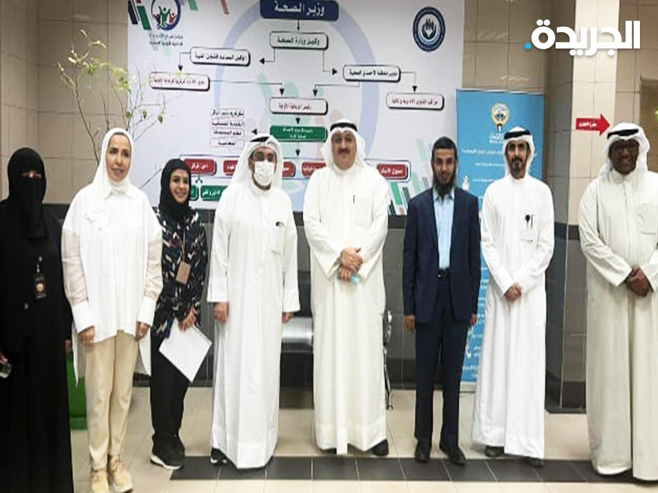 وزير الصحة خلال الزيارة التفقدية