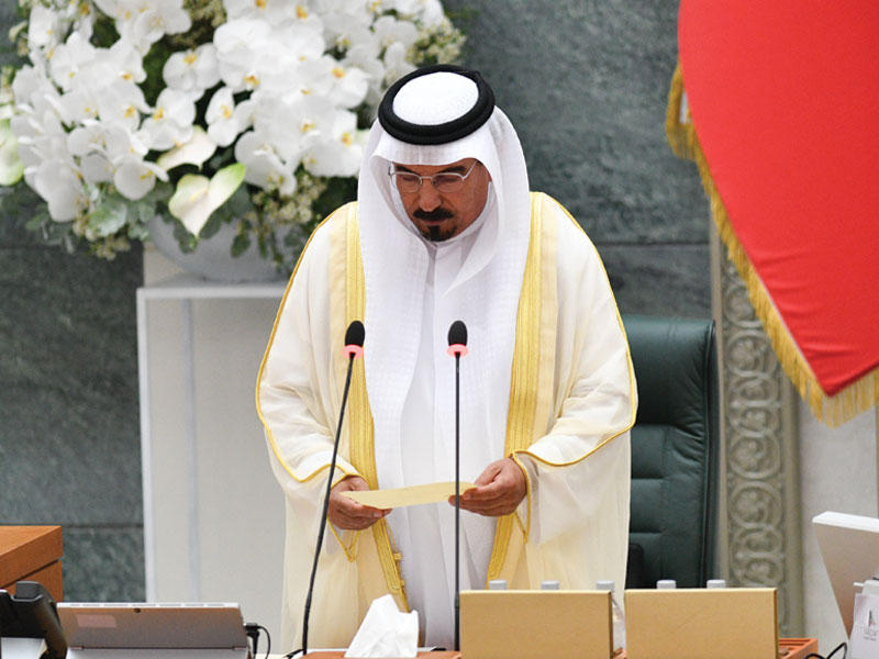 مرزوق الحبيني خلال رئاسته السن