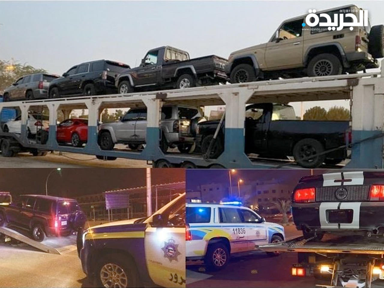 جانب من الحملات المرورية