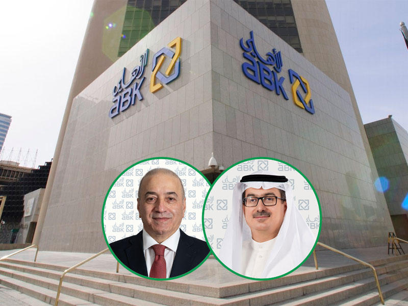 رئيس مجلس إدارة البنك الأهلي الكويتي طلال بهبهاني  - الرئيس التنفيذي لمجموعة البنك الأهلي الكويتي جورج ريشاني 