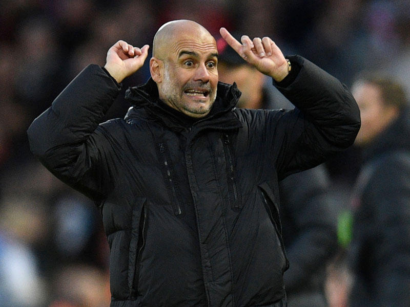 المدير الفني بيب غوارديولا 