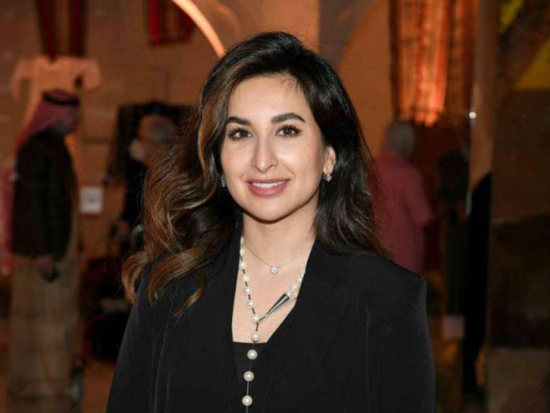 بيبي الدعيج رئيسة جمعية السدو التعاونية الحرفية الشيخة بيبي الدعيج