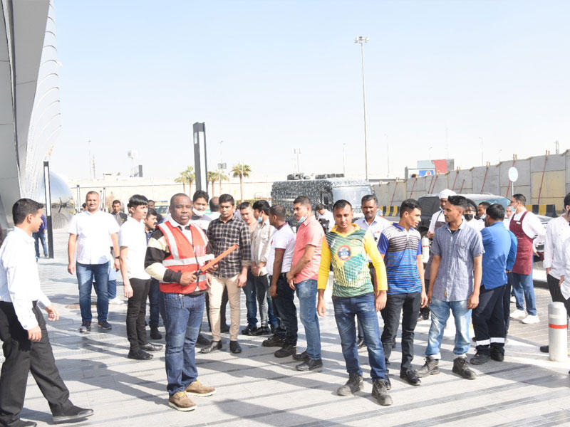 نقطة تجمّع الموظفين