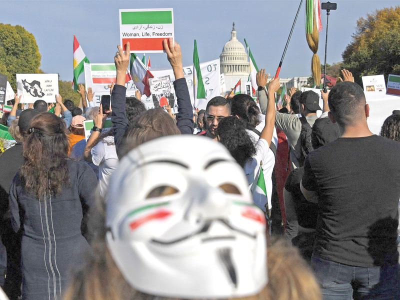 تظاهرة في منتزه ناشيونال مول بواشنطن (أ ف ب)