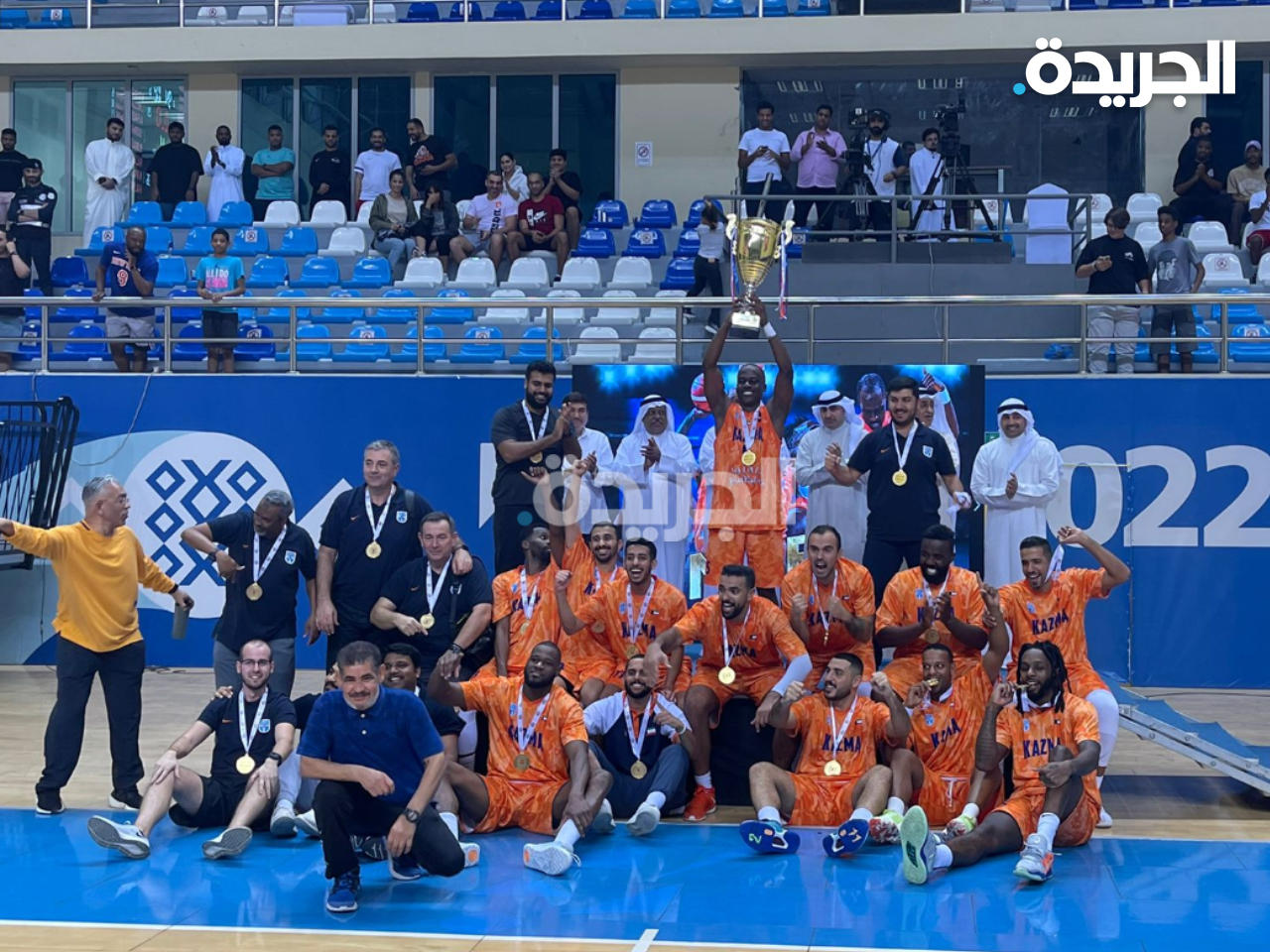 كاظمة بطلاً لكأس السوبر لكرة السلة